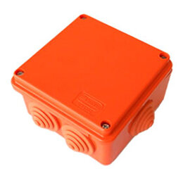 Ecoplast JBL085 Коробка огнестойкая E60-E90,о/п 85х85х38,без галогена, 12 вых., IP55, 2P, (0,15-4,0мм2) 43455HF