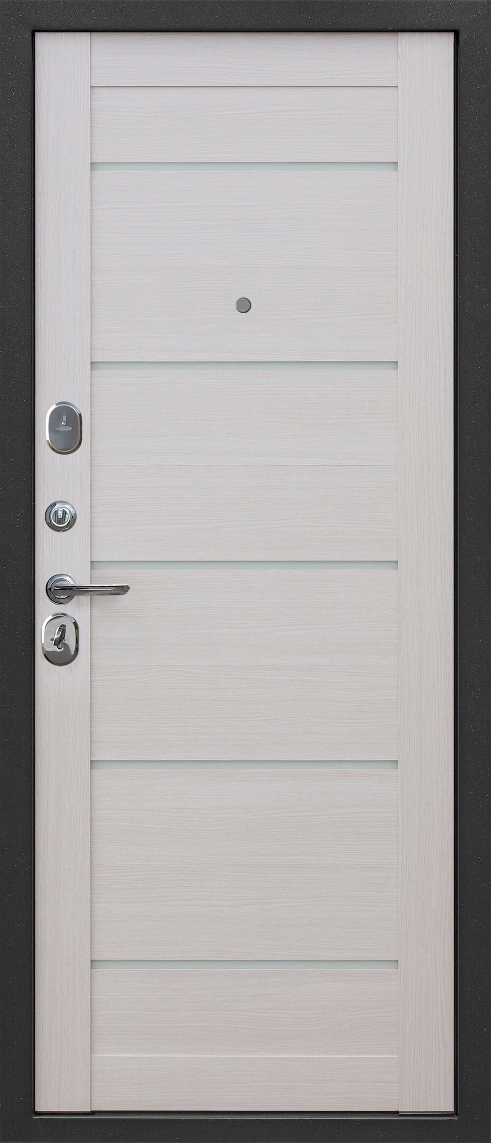 Дверь 9 см Серебро Лиственница беж 960L - фотография № 1