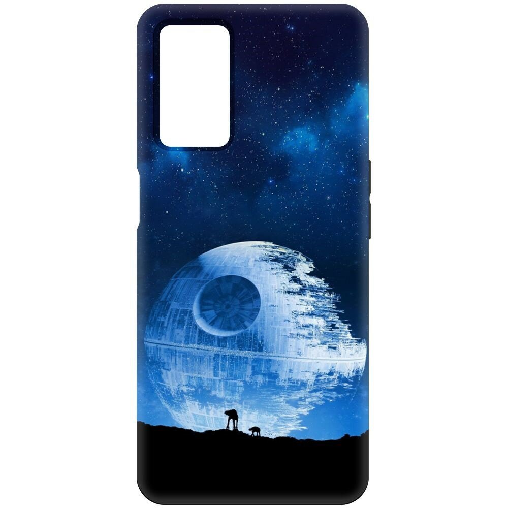 фото Чехол-накладка Krutoff Soft Case Звездные Войны. Звезда смерти для Oppo A55 черный