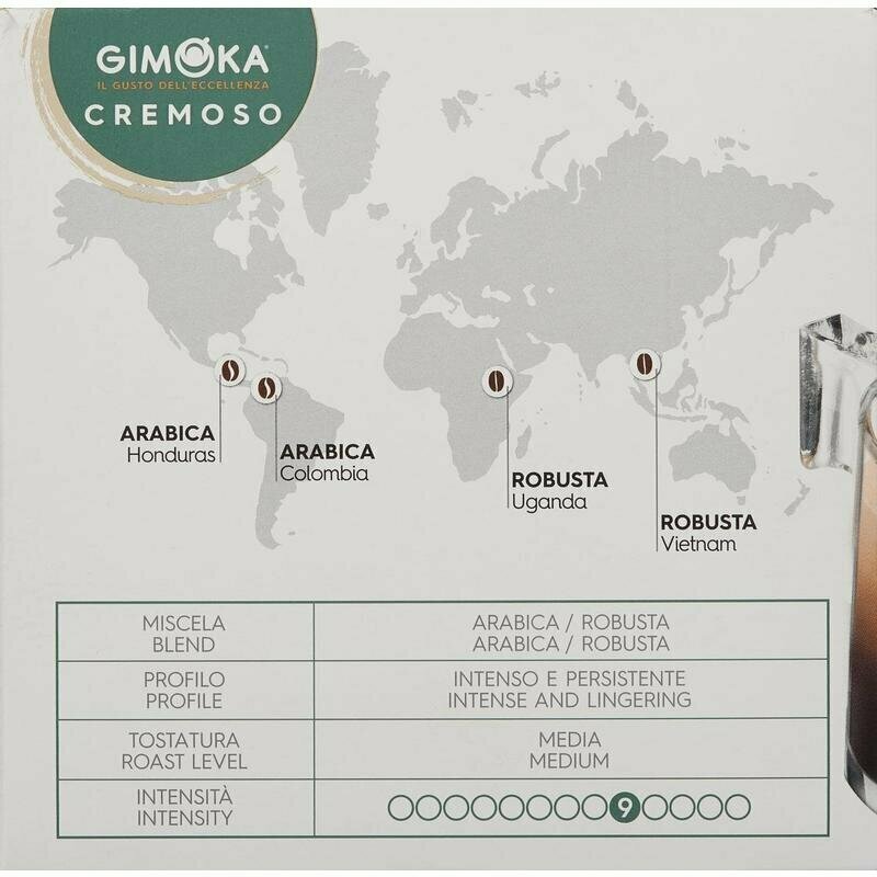 Кофе в капсулах для кофемашин Gimoka Dolce Gusto Espresso Cremoso (16 штук в упаковке), 1369760 - фотография № 3
