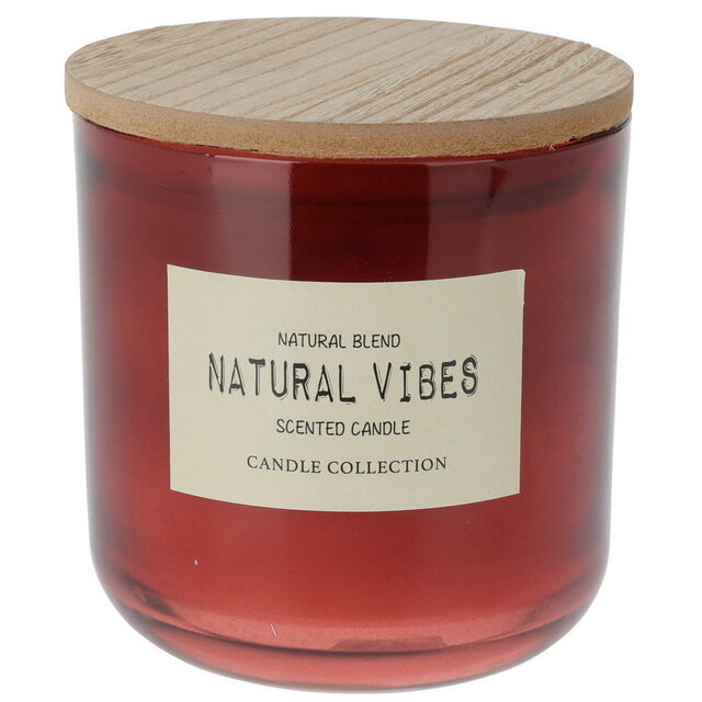 Koopman Ароматическая свеча Natural Vibes - Vanilla 10 см в стеклянном стакане AAE334050