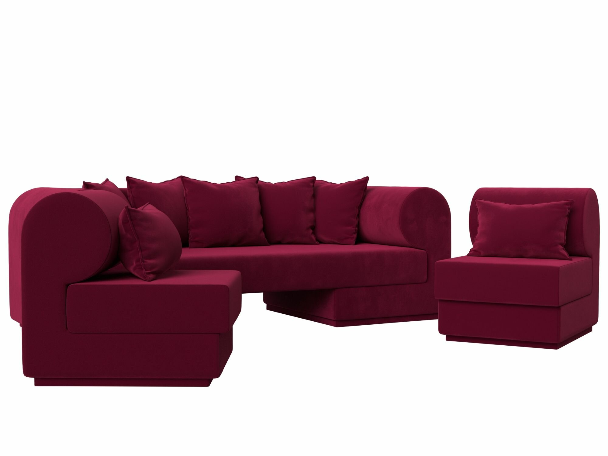 Набор Кипр-3 (диван, 2 кресла) - фотография № 1