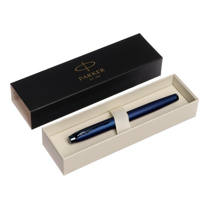 Parker Ручка перьевая Parker Im Professionals Monochrome Blue, 1.0мм, синяя, подар/уп 2172964