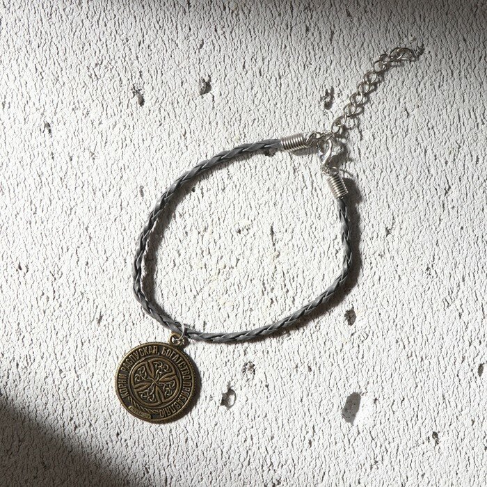 Браслет-талисман "Счастливая монета", 24 см - фотография № 4