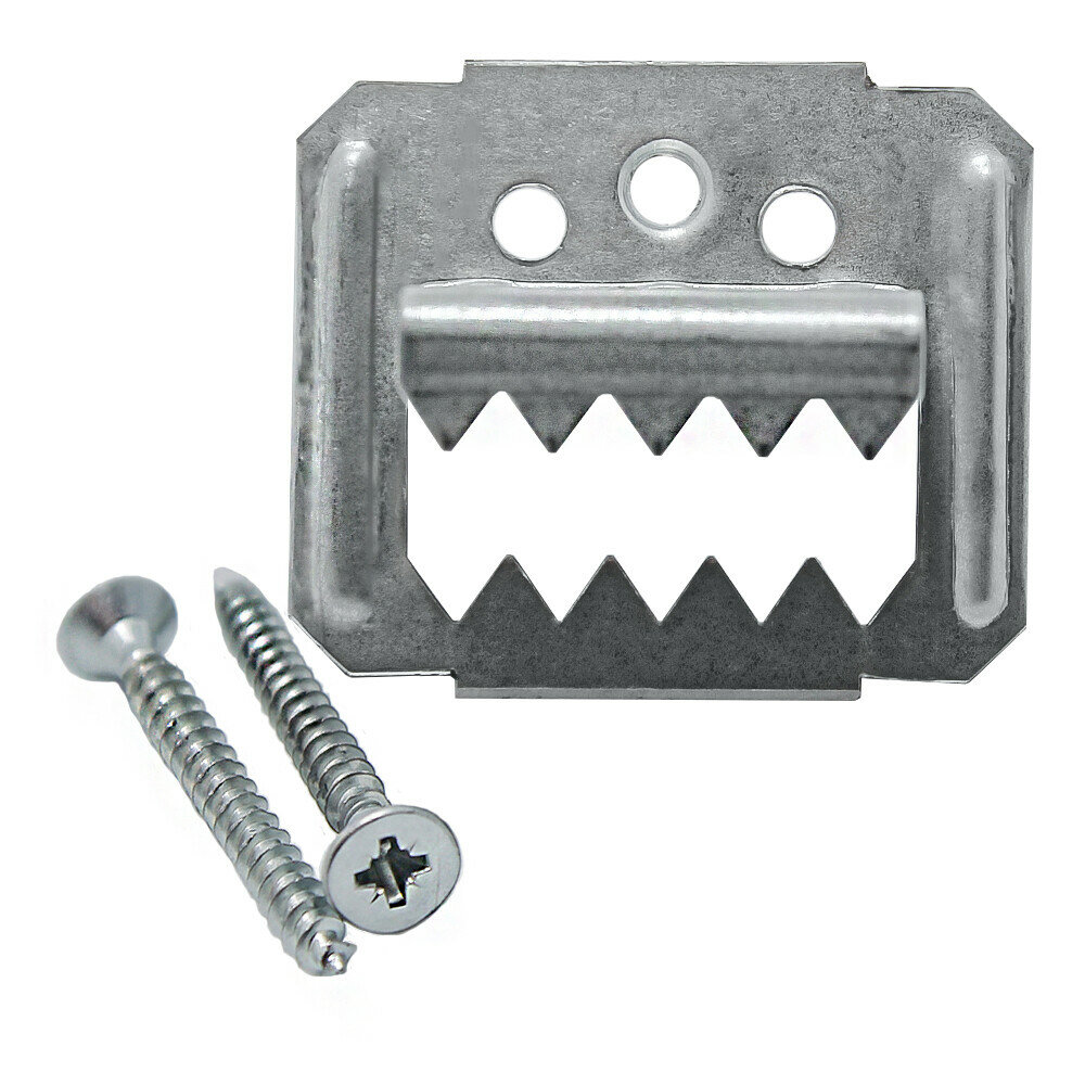 фото Крепеж кляймер №8 с саморезами для вагонки Осфикс Профи усиленный (50 шт.)