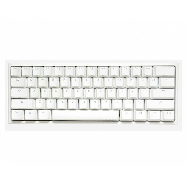 Клавиатура Ducky One 2 Pro Mini RGB White Gateron Yellow Switch (RU Layout)