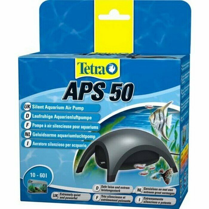 Компрессор для аквариума, Tetra, APS-50, черный, 1 шт.