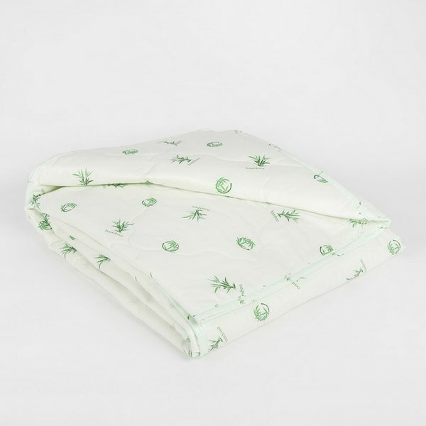 Одеяло облегчённое "Бамбук", размер 140х205 +- 5 см, 200гр/м2, чехол тик - фотография № 1