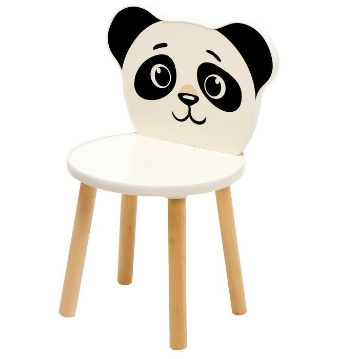Комплект из детского стола и стула «Скандик Абвиль», Панда - фотография № 4