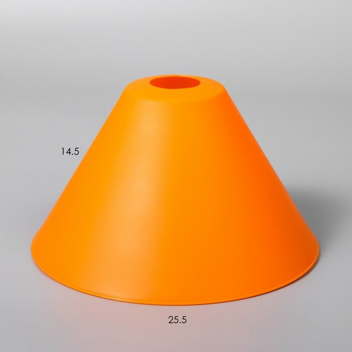 Плафон "Конус" Е27 оранжевый 25х25х15см - фотография № 9