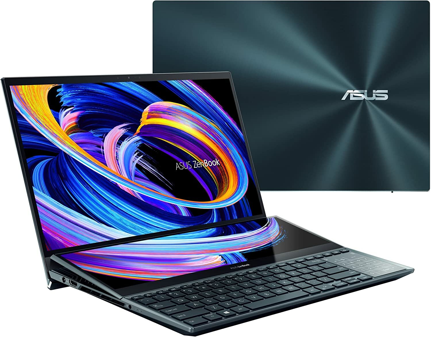 Ноутбук ASUS Zenbook Pro Duo UX582ZM-XS96T (Intel Core i9 12900H 2500MHz/ 15.6"/ 1920x1080/ 32GB DDR5/ 1TB SSD/ NVIDIA GeForce RTX 3060 6GB/ Win 11 Pro)