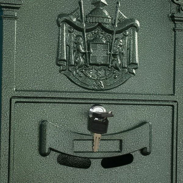 Ящик почтовый №4010, тёмно-зелёный - фотография № 3