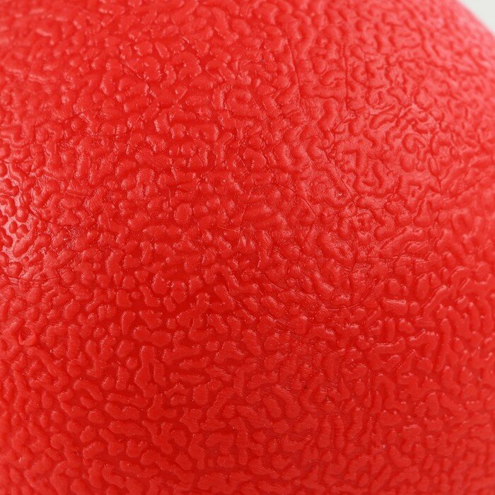 Игрушка "Цельнолитой шар" большой, 5 см, каучук, красный - фотография № 2