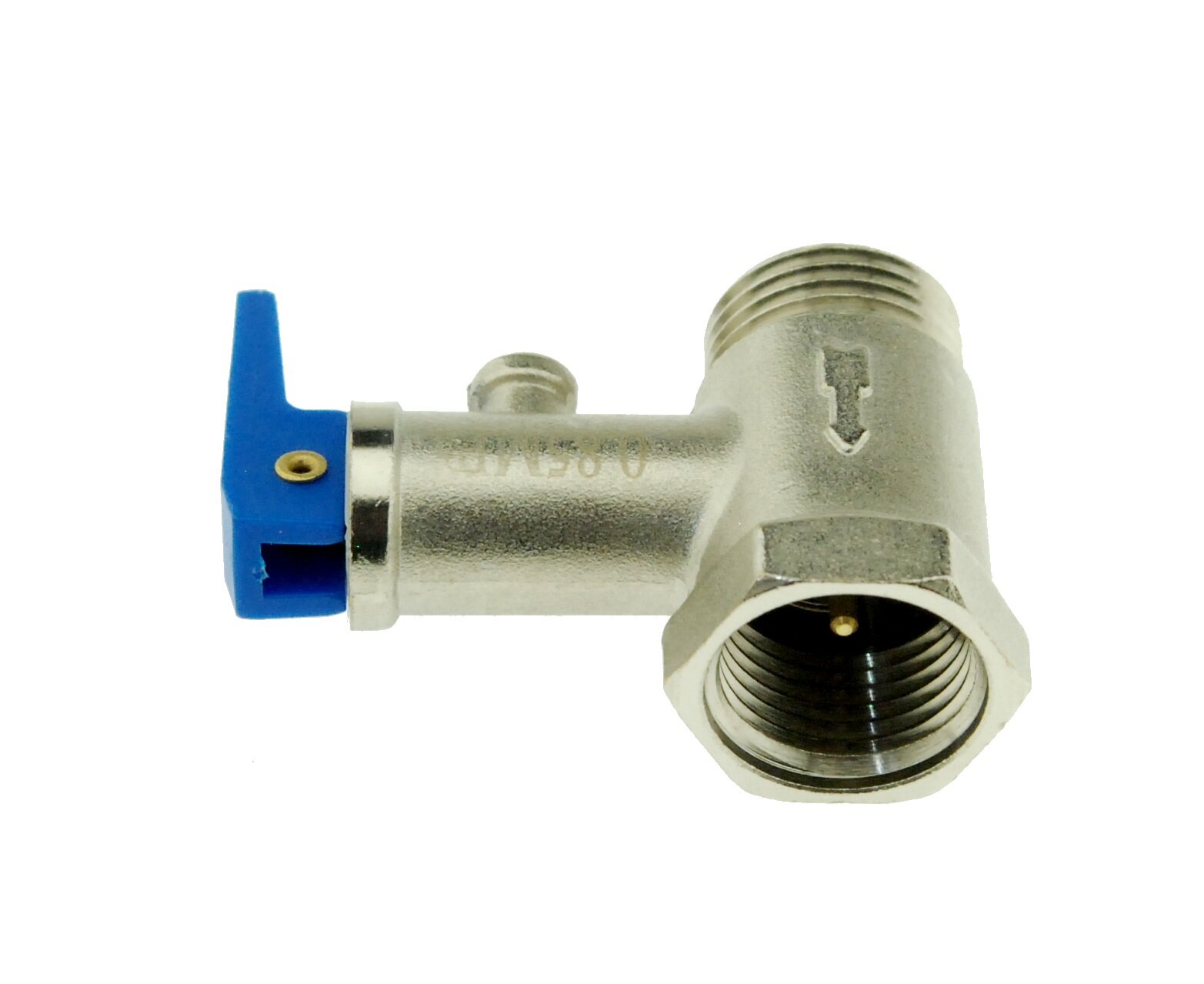 Предохранительный (обратный) клапан с рычажком водонагревателя 1/2" 8.5 бар