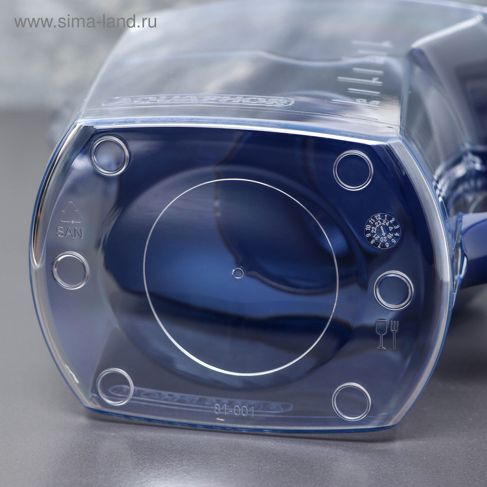 Фильтр-кувшин «-аквамарин», 3,8 л, цвет синий - фотография № 4