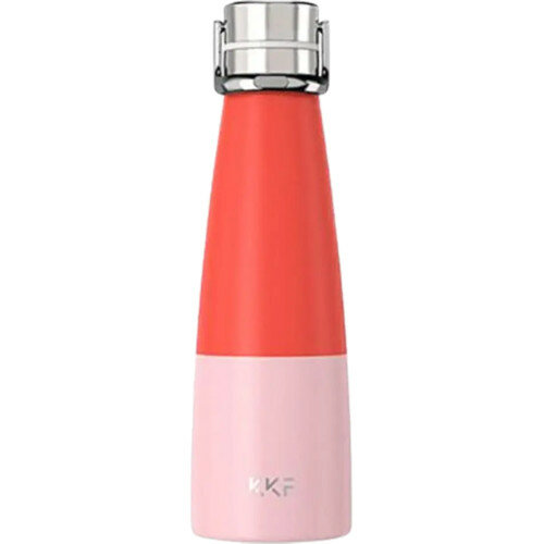 Термобутылка KissKissFish Swag Vacuum Bottle красная - фотография № 1