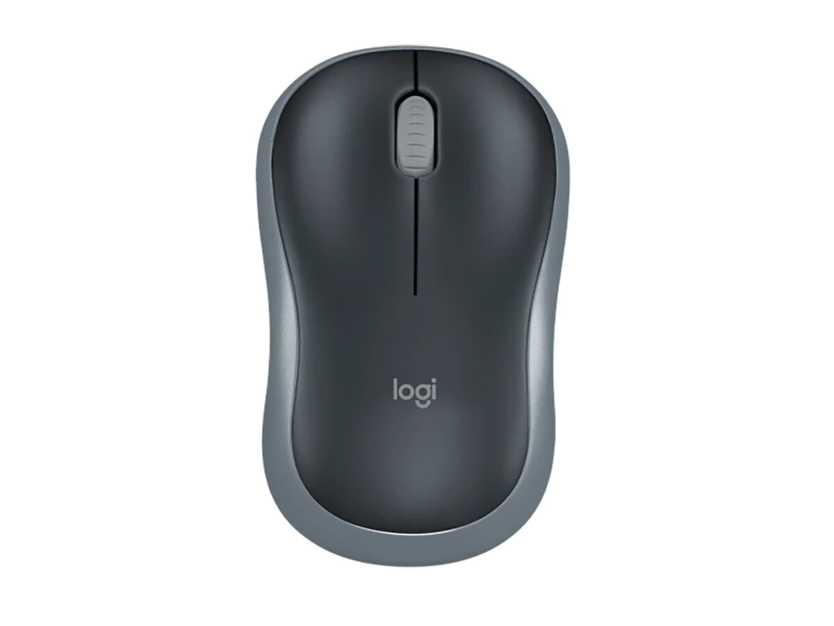 Мышь беспроводная Logitech M185, 1000dpi, Wireless/USB, Серый 910-002252/910-002238