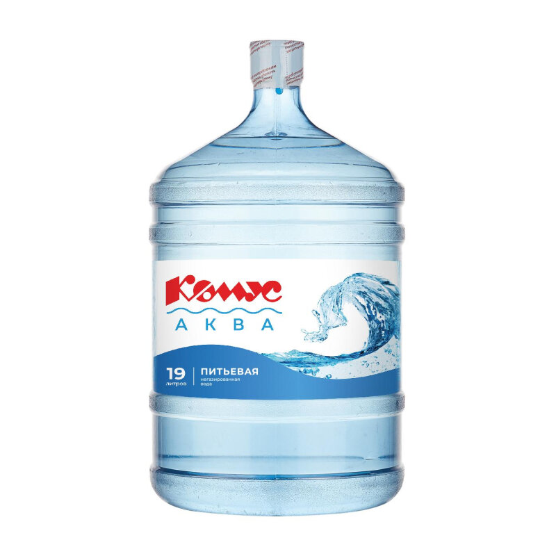 Вода питьевая Комус Аква 19л (включая стоимость бутыли 19л) - фотография № 1
