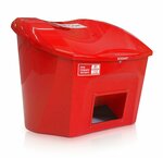 Ящик для песка BOXSAND с дозатором, объем 0,5 м3, цвет - красный - изображение