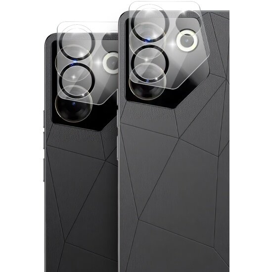 Защитное стекло Borasco на камеру Tecno Camon 20 Pro 5G, гибридное