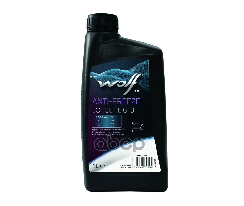 Антифриз Wolf Anti-Freeze Longlife G13 1l Wolf арт. 8323584