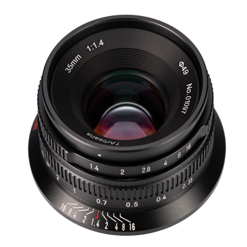 Объектив 7artisans 35mm F1.4 APS-C Canon (EOS-R Mount), черный