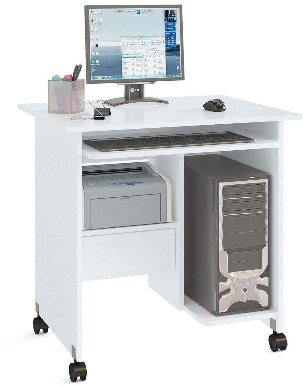 Компьютерный стол Сокол КСТ-10.1 Белый