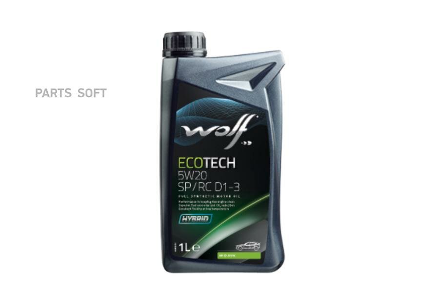 Синтетическое моторное масло Wolf Ecotech 5W20 FE