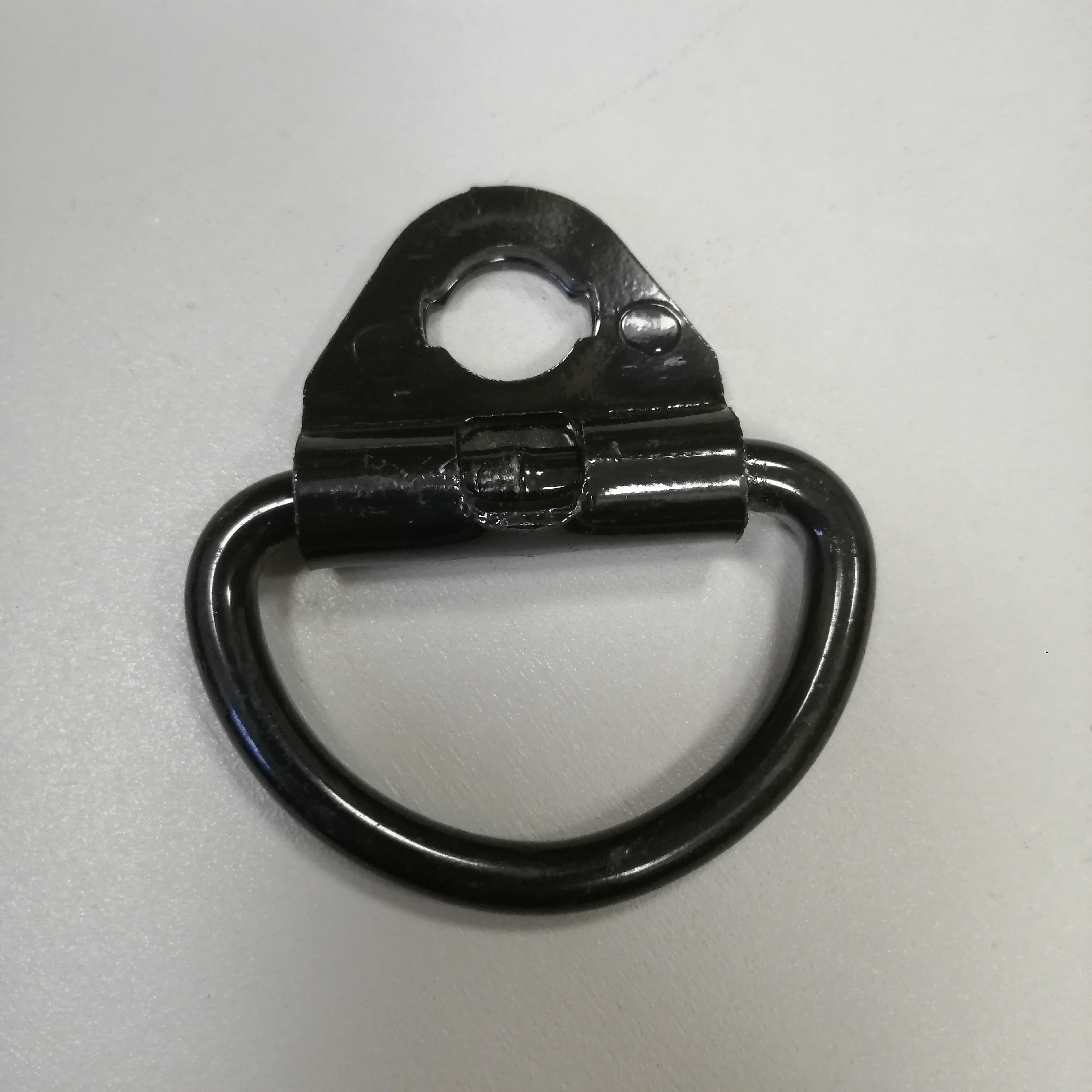 Петля (кольцо) стальное усиленное до 4,5т черный цвет. Без болта