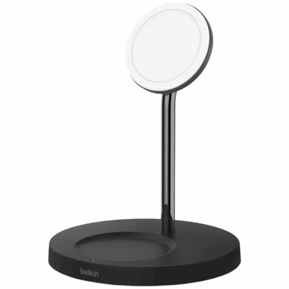 Беспроводная зарядная панель Belkin WIZ010vfBK 2 в 1 Для IPhone, Airpods, черная