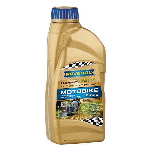 Моторное Масло Ravenol Racing 4-T Motobike Sae 10w-50 (1л) Ravenol арт. 117110700101999