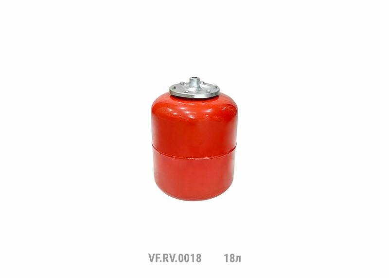 фото Бак расширительный вертикальный RV 18л красн. (60шт/пал) VALFEX VF.RV.0018