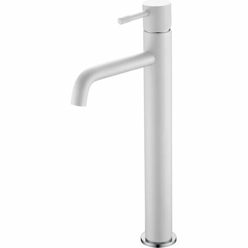 Смеситель Boheme Uno 462-WCR для раковины, белый/хром