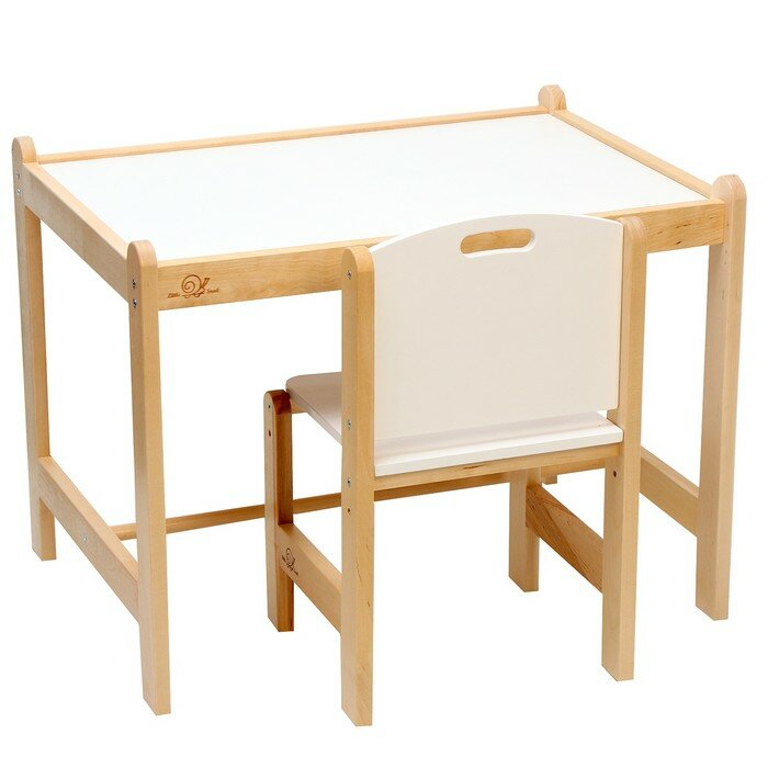 Набор детской мебели: стол + стул, "Каспер", белый 9397013 - фотография № 3