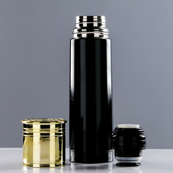Термоc, серия: Пуля, "Патрон", 500 мл, сохраняет тепло 12 ч, 25 x 6.5 см, чёрный - фотография № 2