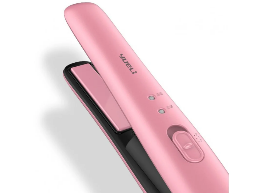 Выпрямитель Xiaomi Yueli Hair Straightener, розовый - фотография № 3