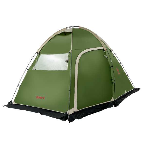 Палатка BTrace Dome 4 (140+225*260*205) Зеленый 4-19009