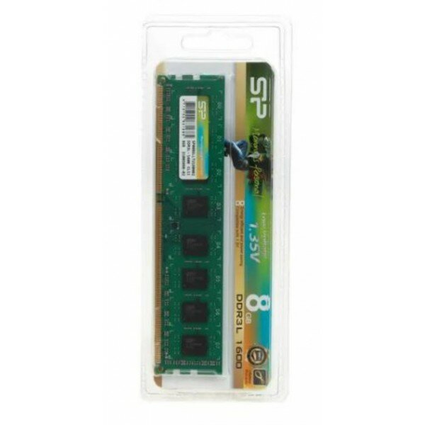   08GB SILICON POWER DDR3L 1600MHz DIMM PC12800. SP008GLLTU160N02