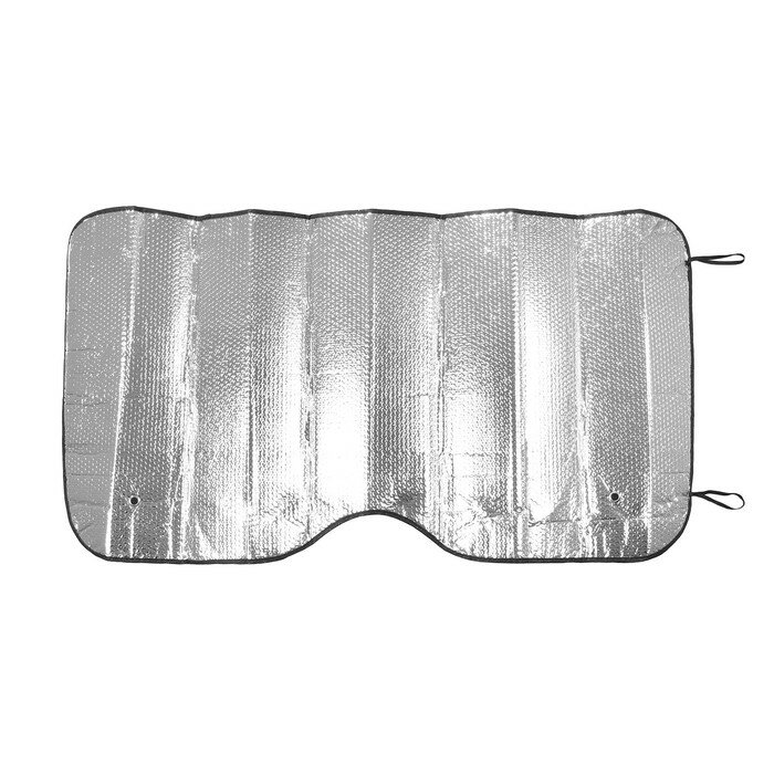 фото Шторка солнцезащитная Nova Bright, металлизированная, под лобовое стекло, 140 х 70 см