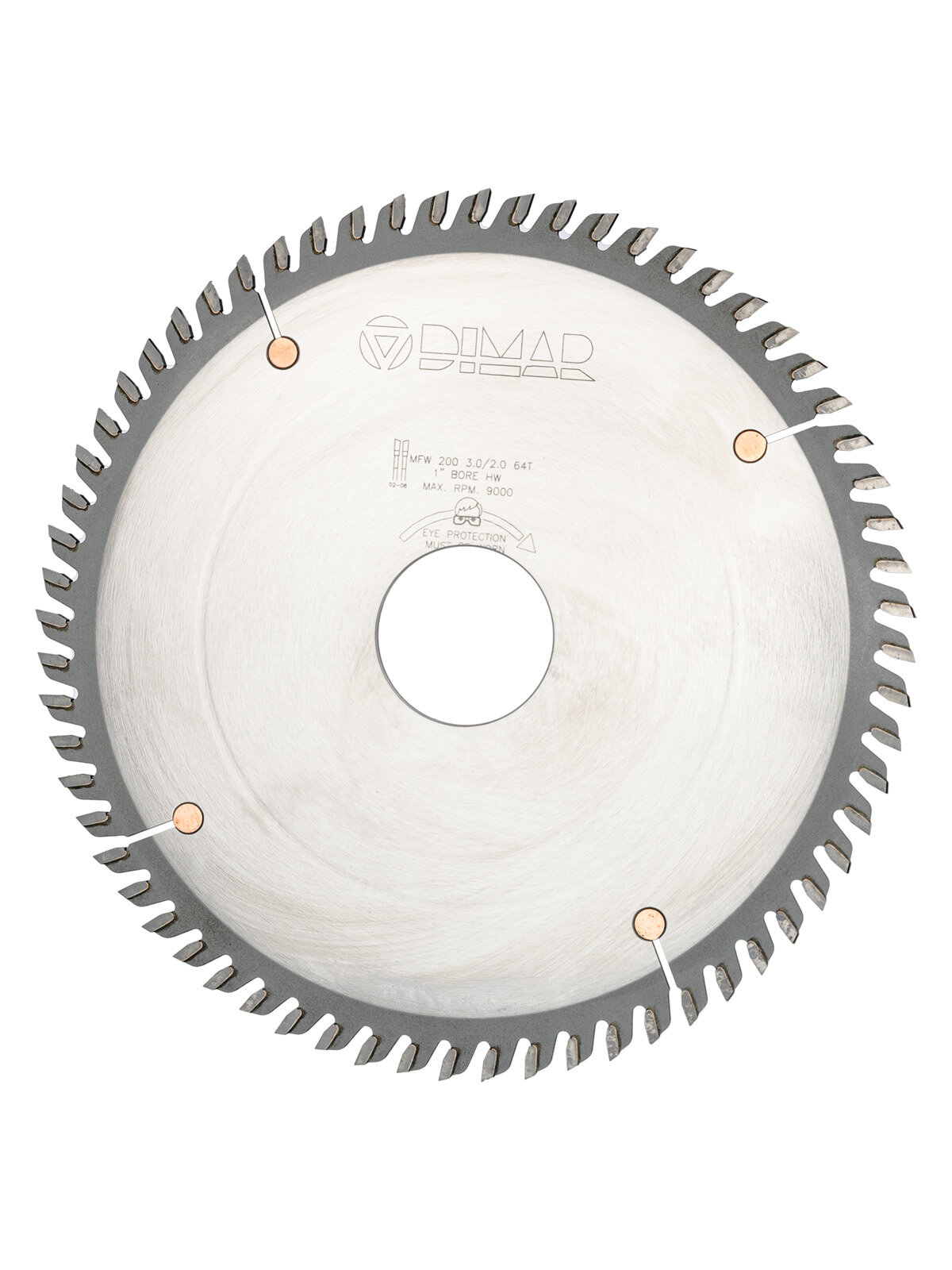 фото Пила поперечный рез D200x30x3 Z64 DIMAR 90105506