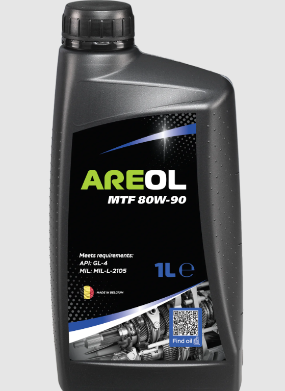 AREOL 80W90AR077 AREOL MTF 80W90 (1л)_трансмис. минерал. масло для МКПП!\ API GL-4, MIL-L-2105