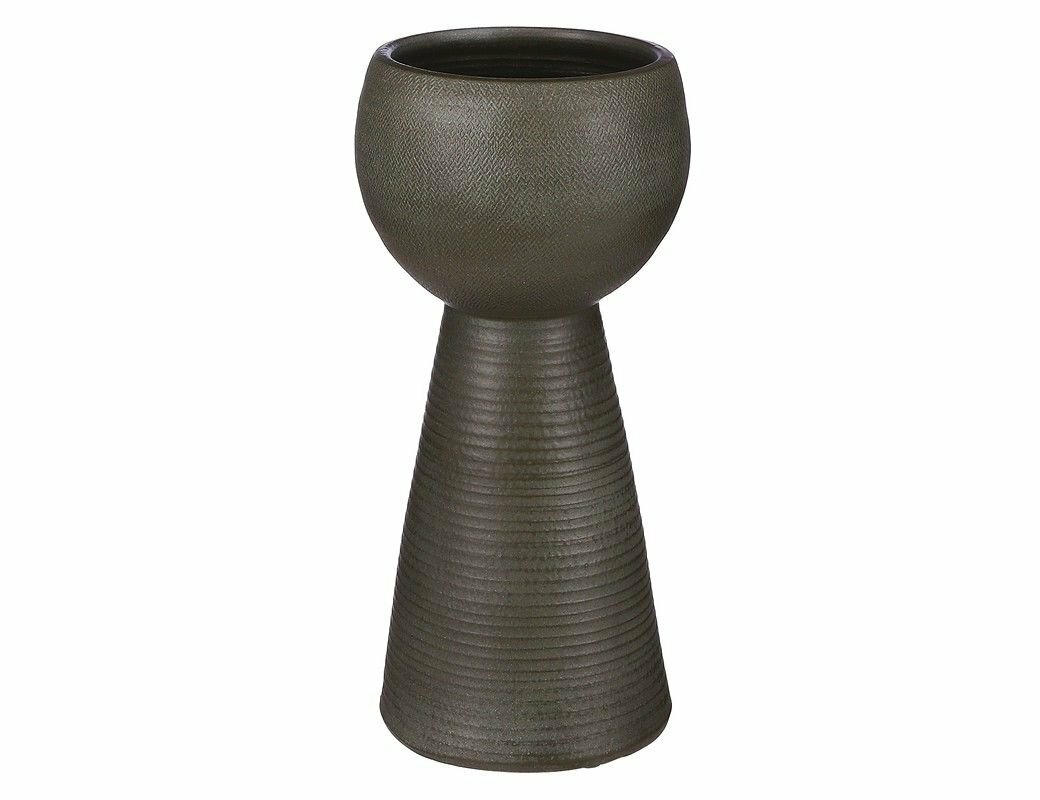 Керамическое ваза марлоу серо-зелёнае 39 см Edelman Mica