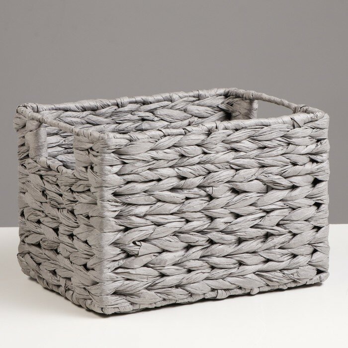 фото Handy Home Корзина стеллажная "Колос", 25х19х17 см, серый