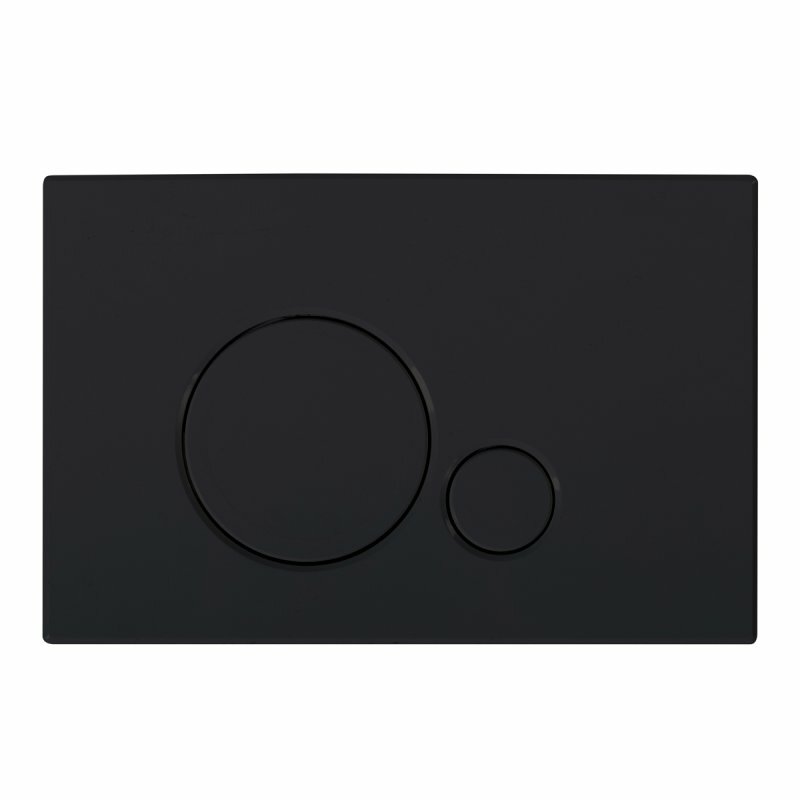 Кнопка смыва BelBagno Sfera BB017-SR-NERO.M черный матовый Tocco Morbido
