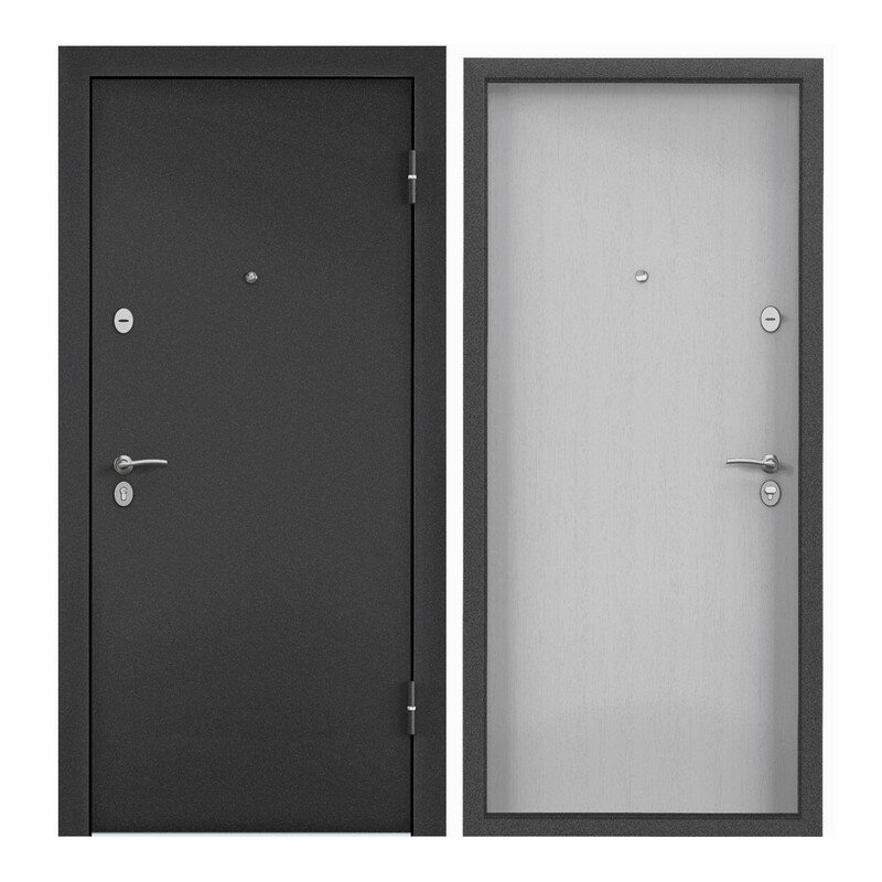 Дверь входная Torex для квартиры Terminal-B темно-серый букле графит/дуб беленый