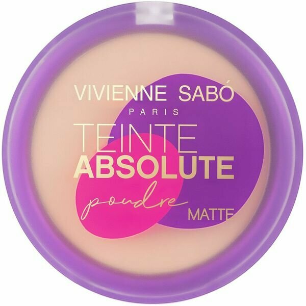 Пудра компактная матирующая Teinte absolute matte Vivienne Sabo/Вивьен Сабо 6г тон 03