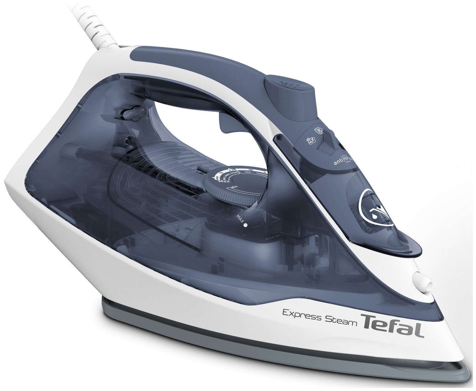 Утюг Tefal FV2837E0 2400Вт синий/белый