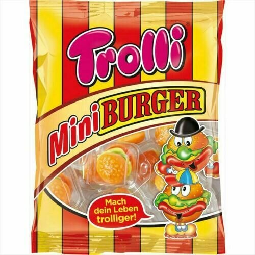 Мармелад жевательный Trolli Party Бургер, 170 г