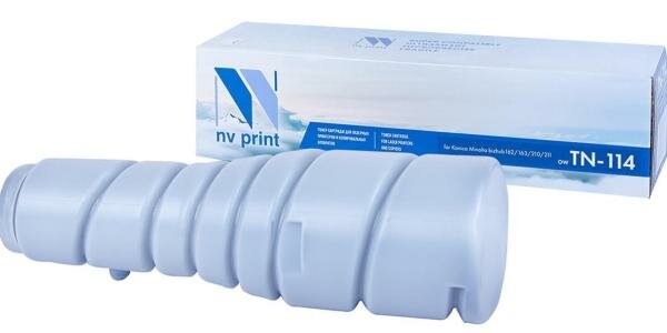 Тонер-картридж NVP совместимый NV-TN-114 для Konica-Minolta Di152/ Di1611/ Di183/ Di2011/ bizhub: 162/ 163/ 210/ 211 (11000k)