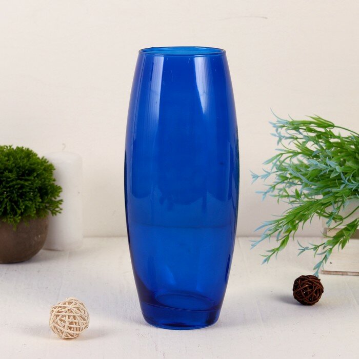 фото Ваза "Кобольт глянцевая " d-8см, 10,5х26см